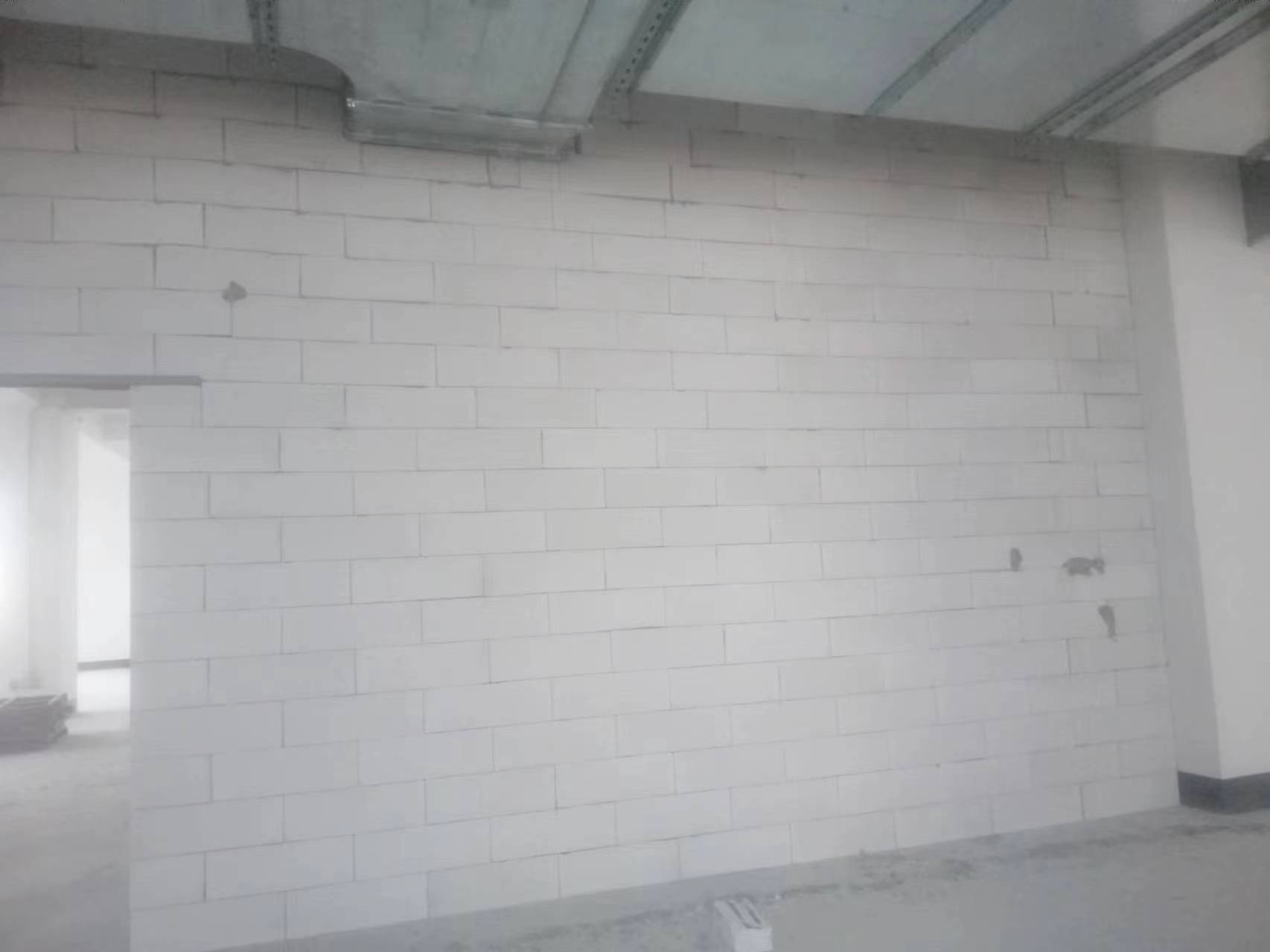 轻质砖隔墙施工场景 3